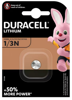 DURACELL® Lithium DL 1/3N / CR1/3 Fotobatterie CR11108 im Blister